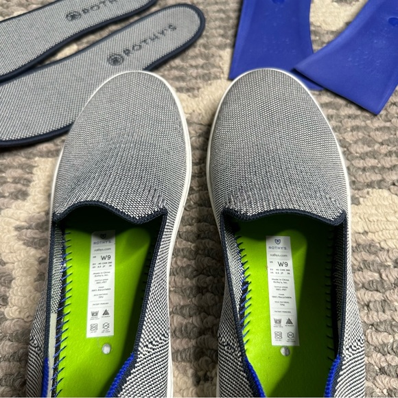 Rothy’s Original Slip On Sneaker in Anchor - Picture 6 of 9